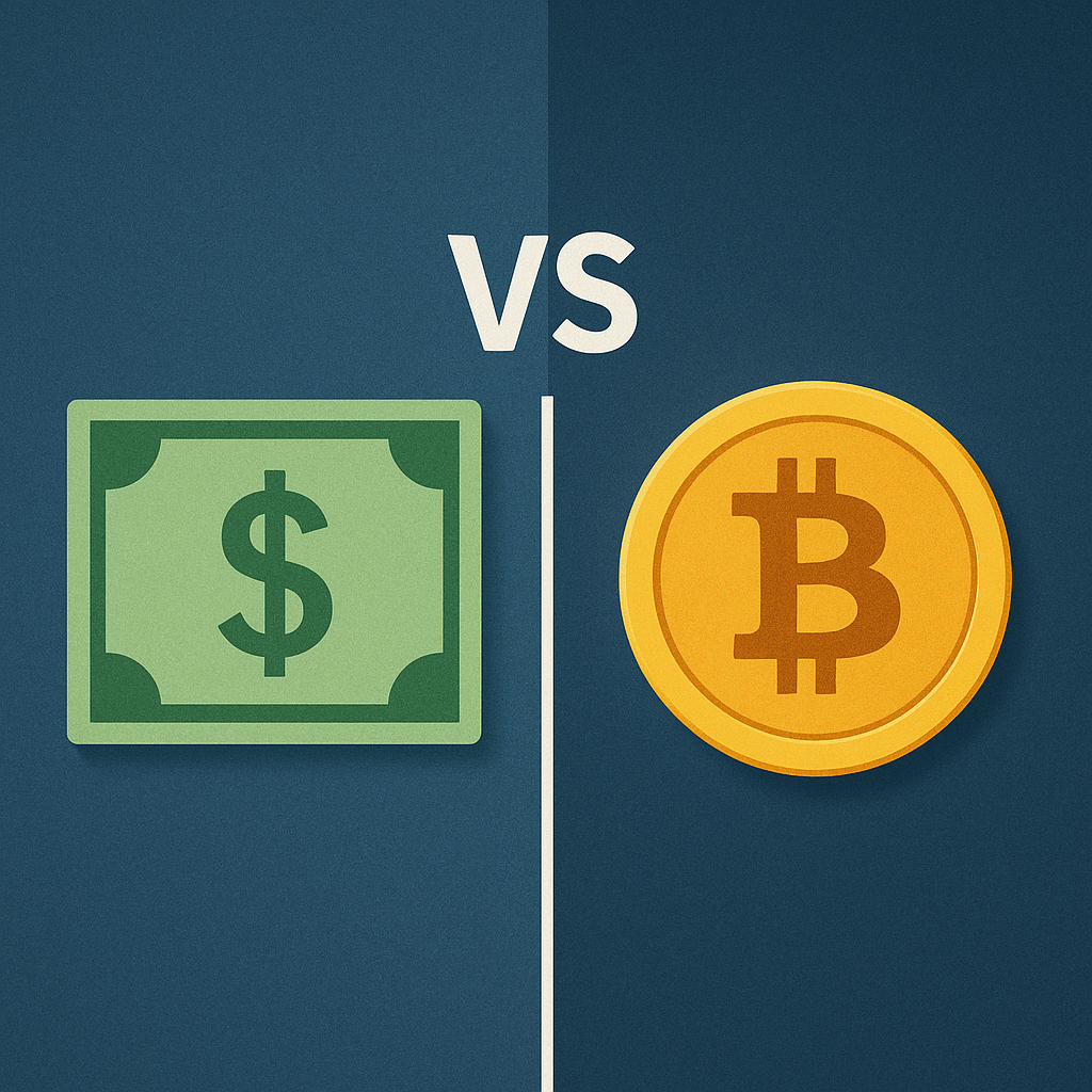 Difference Between Cryptocurrency and Fiat Currency